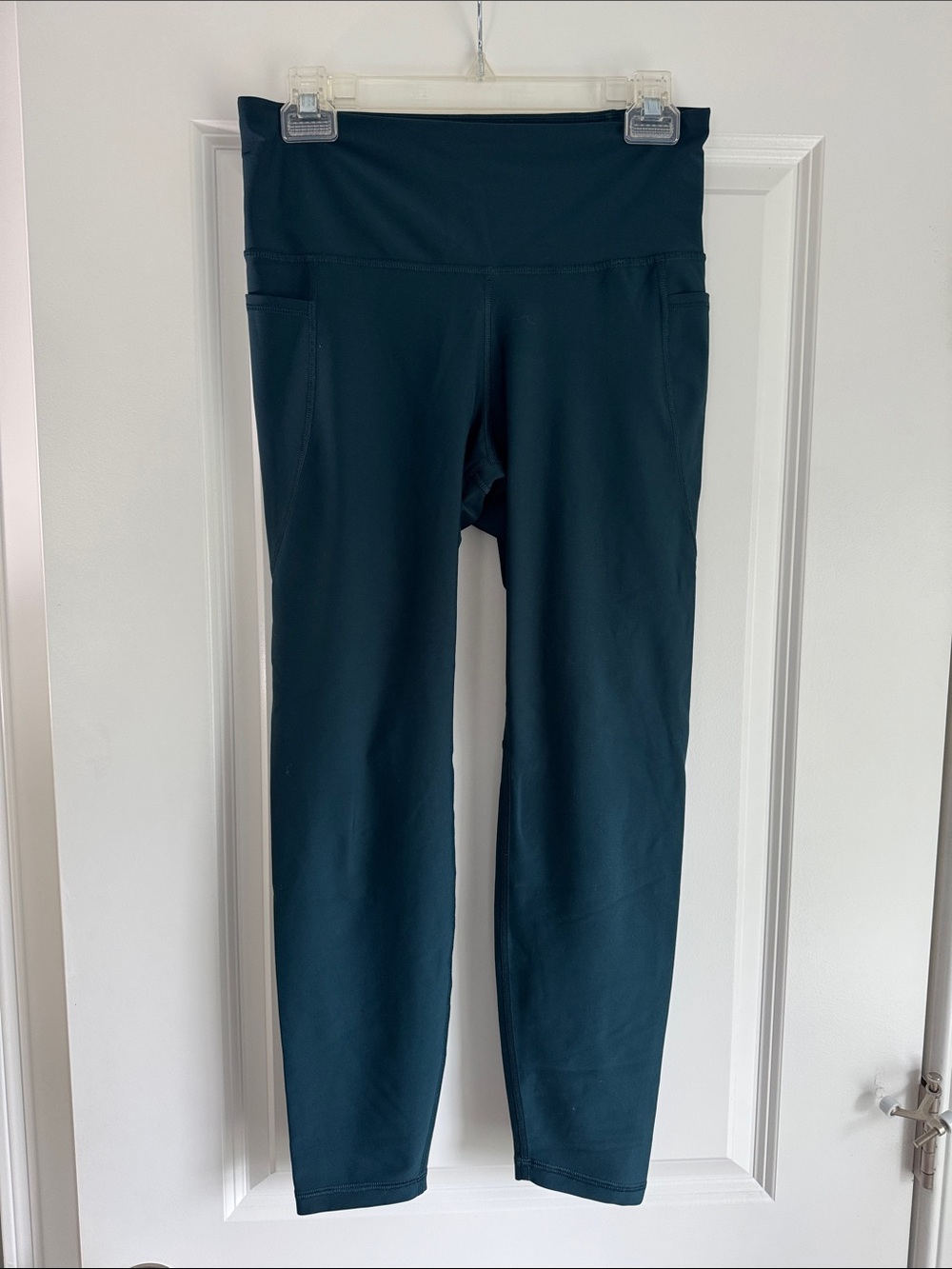 Old Navy Teal High-Rise Leggings with Side Pockets